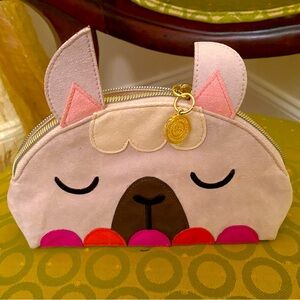 Cute Bath and Body Works llama makeup bag
